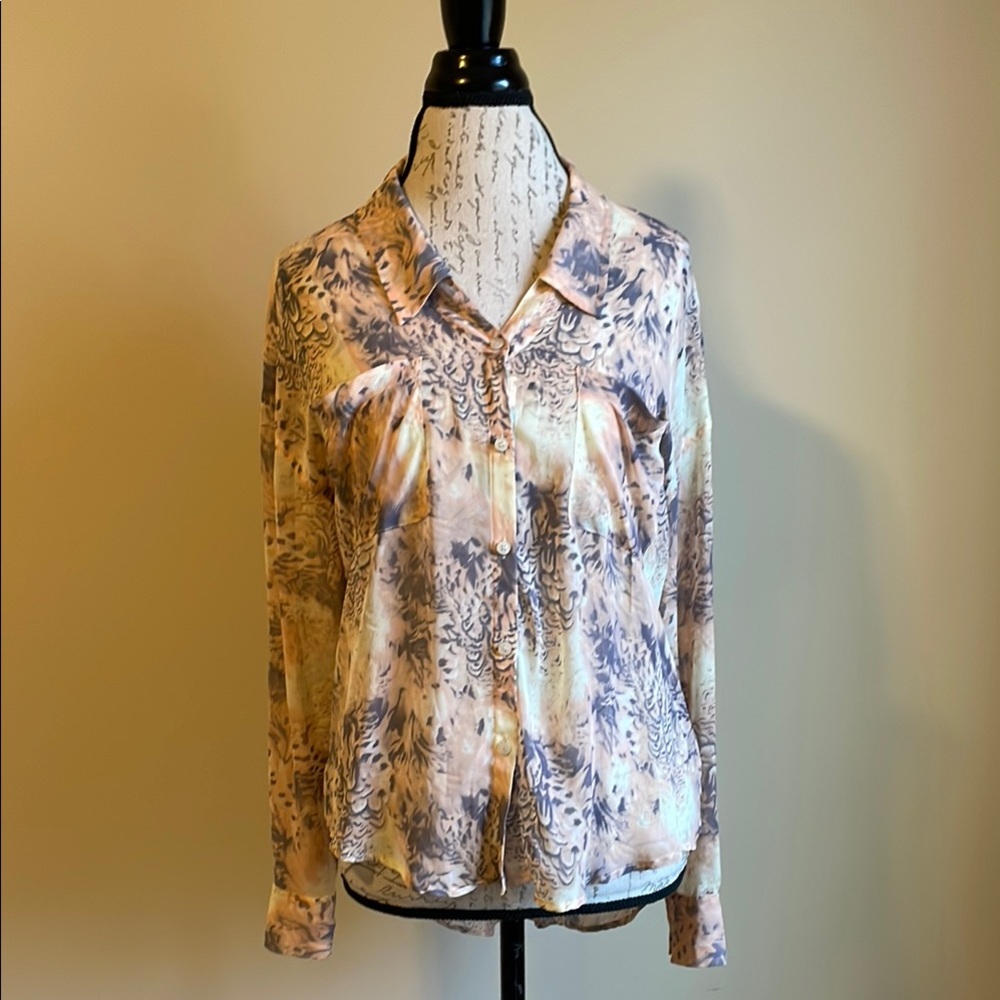 Free People Floral Blouse
